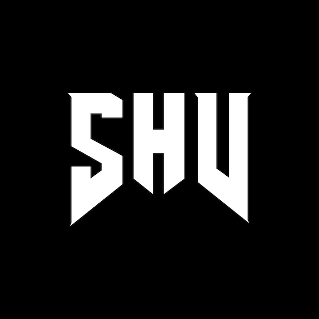 SHV letter logo design for technology company SHV logo design black and white color combination SHV logo SHV vector SHV design SHV icon SHV alphabet SHV typography logo design