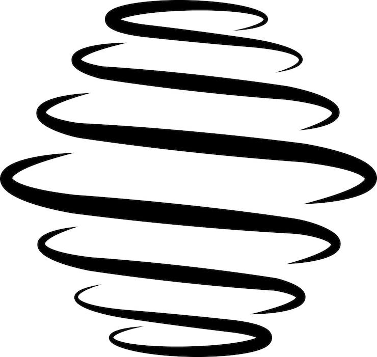 Vector sign swirl tornado hurricane swirl, whirlpool abstract spring
