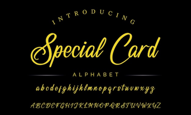signature Font Calligraphy Logotype Script Brush Font Type Font lettering handwritten