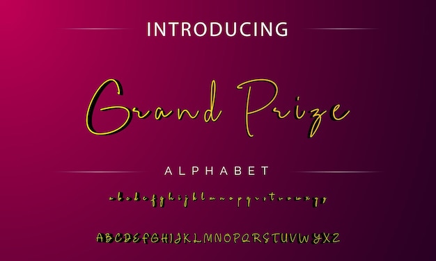 signature Font Calligraphy Logotype Script Brush Font Type Font lettering handwritten