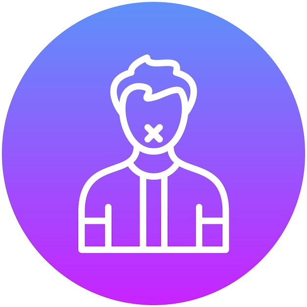 silent generation vector icon illustration of generation gap iconset