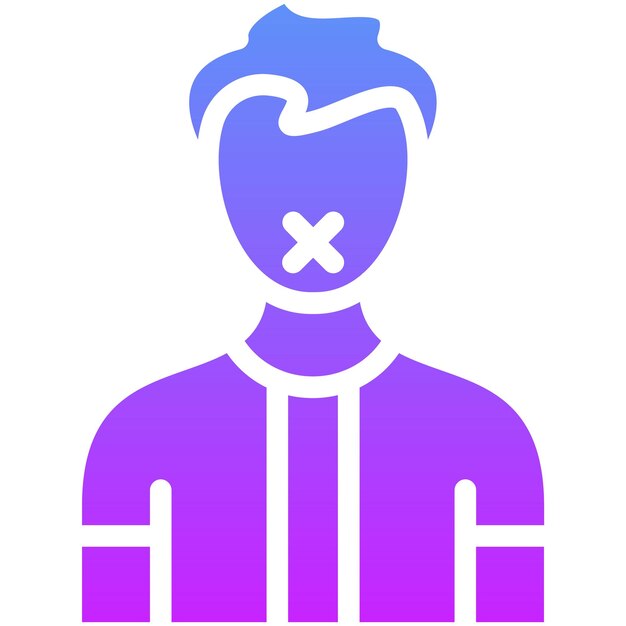 silent generation vector icon illustration of generation gap iconset