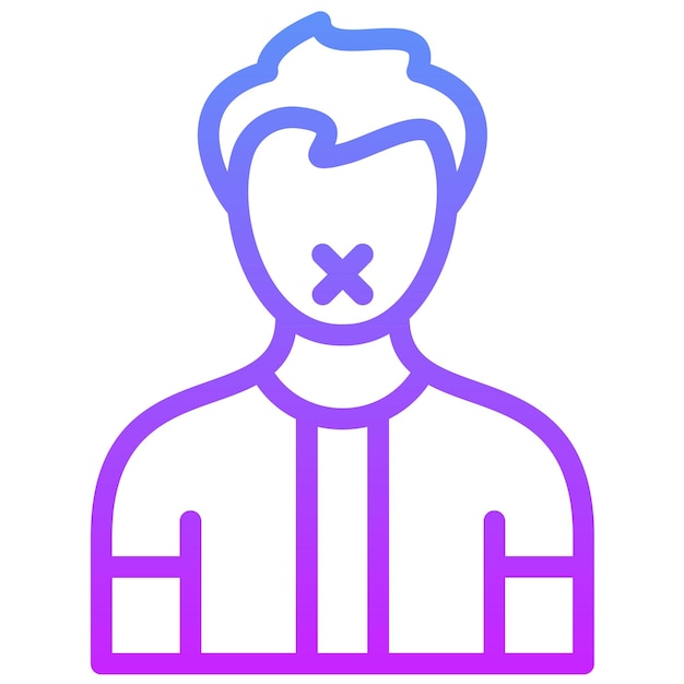 silent generation vector icon illustration of generation gap iconset