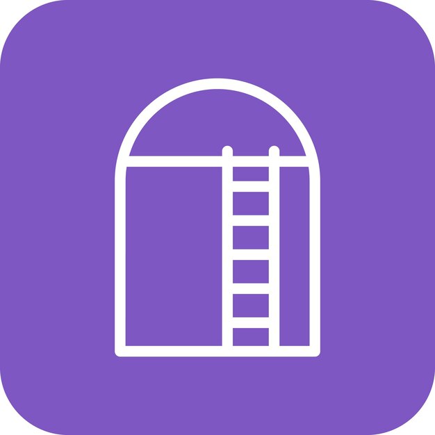 Silo vector icon Can be used for Farming iconset