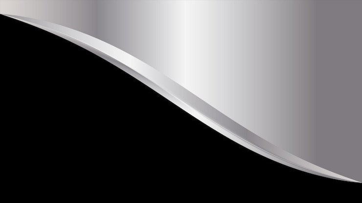 Vector silver and black metallic background abstract vector illustration