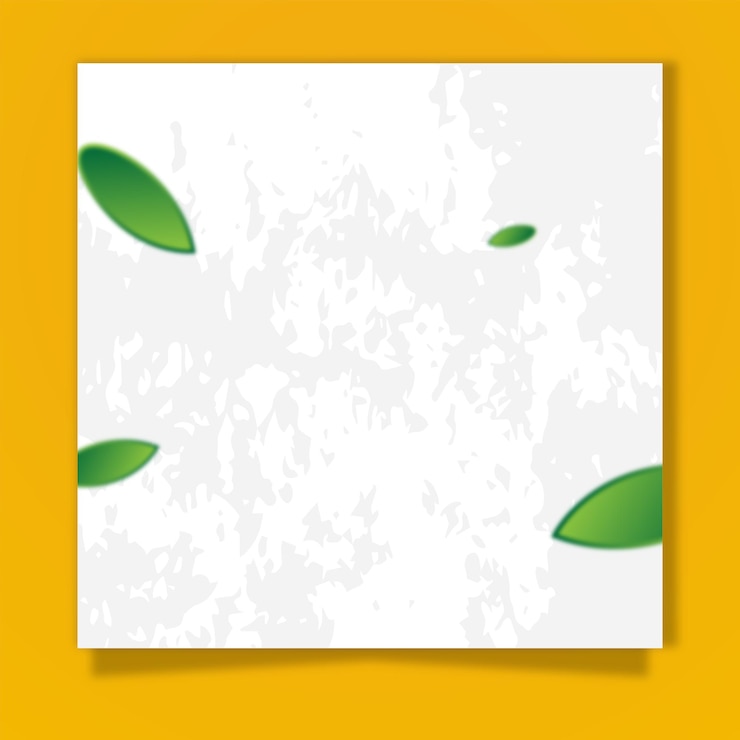 Vector silver ink and watercolor textures on white paper background with leaf green