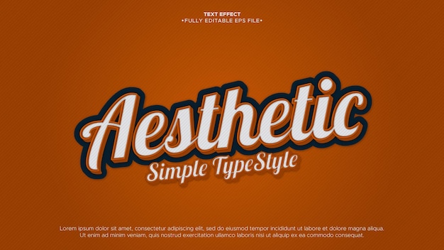simple and elegant 3d text effect