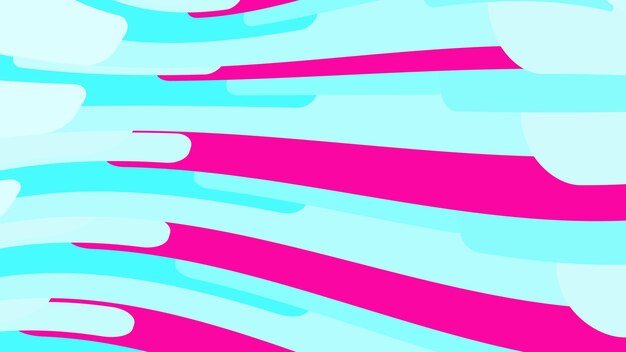 Simple background from minimalistic magical multicolored curved concave abstract bright lines
