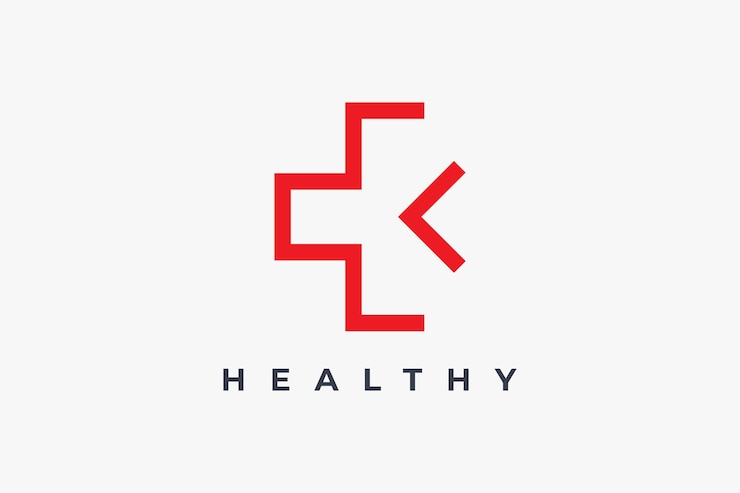 Vector simple medical cross with arrow icon logo health medicine hospital doctor pharmacy clinic aid