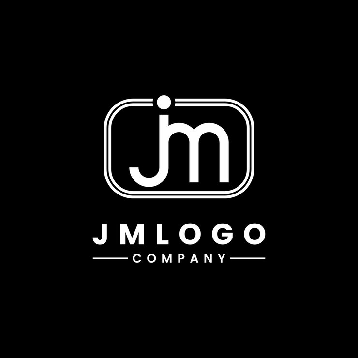 Vector simple minimalist initial jm j j and m for company or brand logo design insipiration