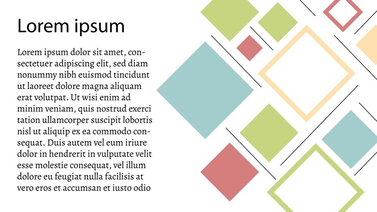 Vector simple square background