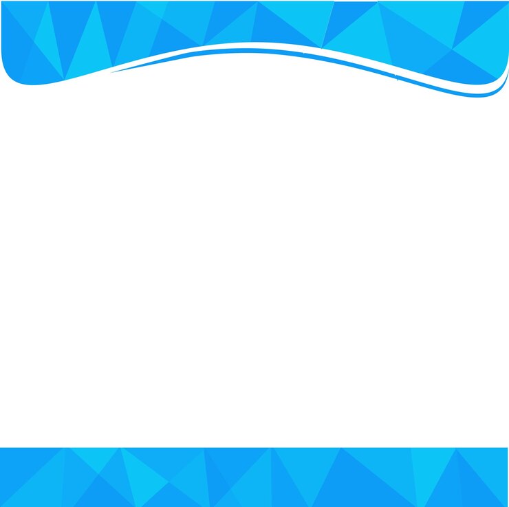 Vector simple vector template blank background blue triangle
