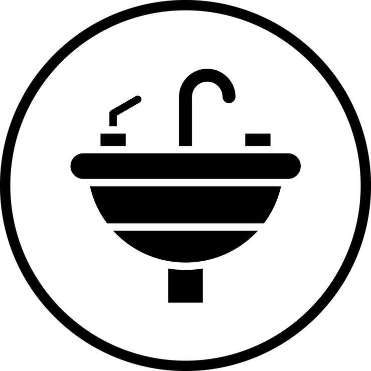 Vector sink icon style