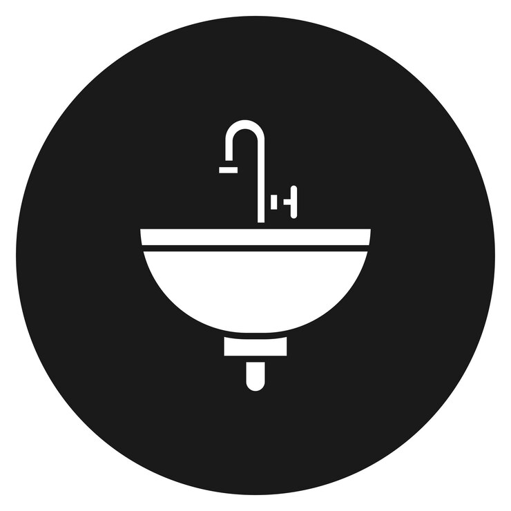 Vector sink vector icon can be used for dental care iconset