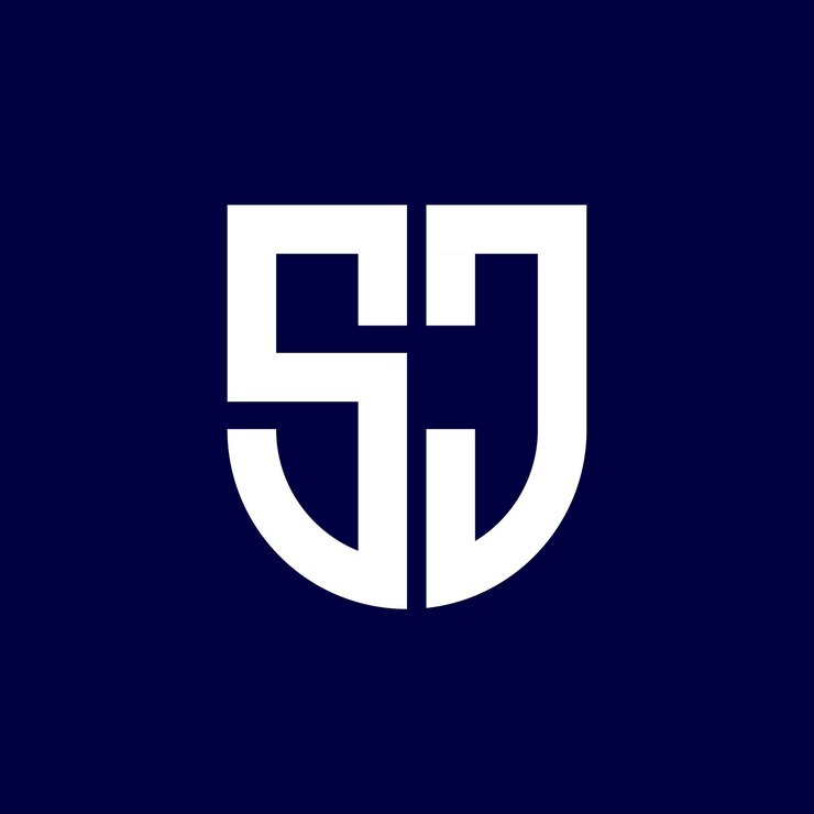 Vector sj modern logo design