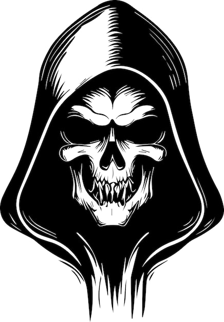 skull vector tattoo design