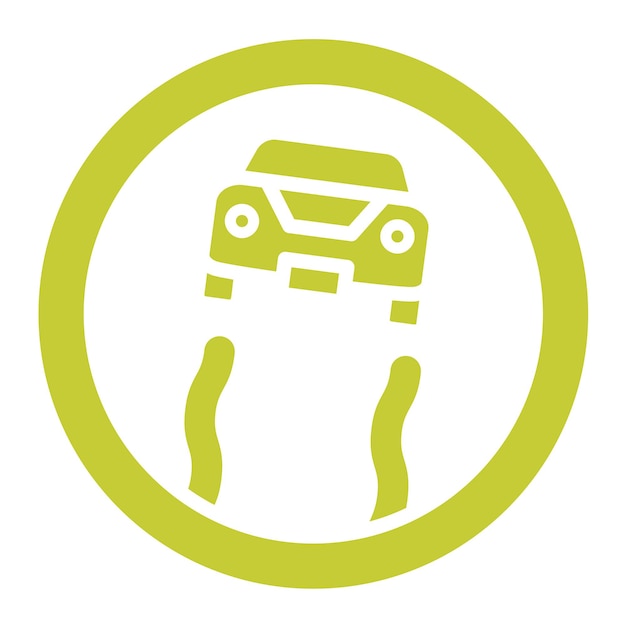 Slippery Vector Icon Design Illustration