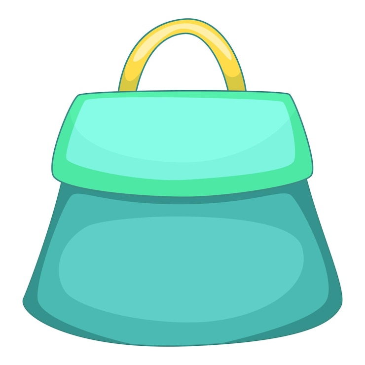 Vector small woman bag icon cartoon illustration of small woman bag vector icon for web
