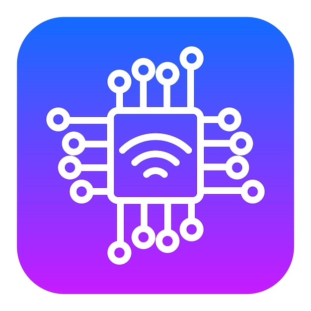 Smart Chip Vector Icons
