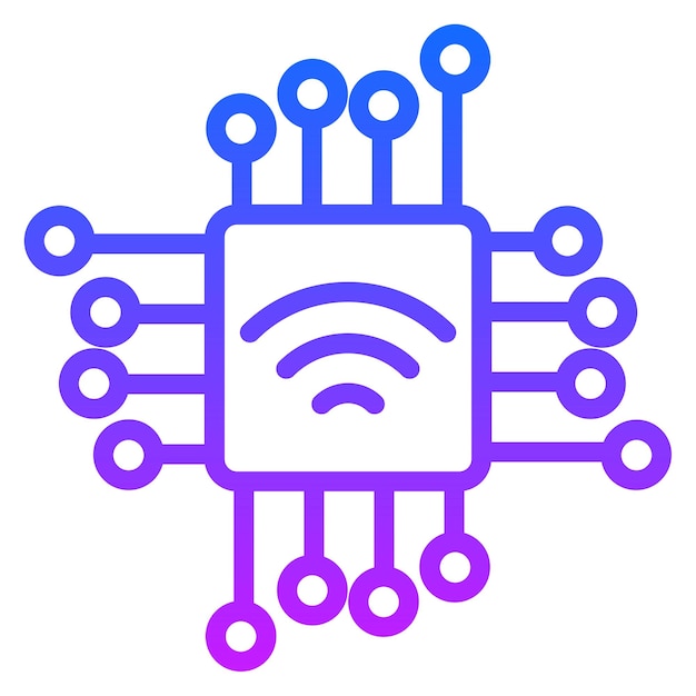 Smart Chip Vector Icons