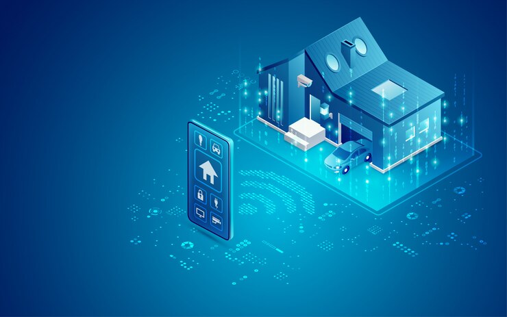Vector smart home illustration