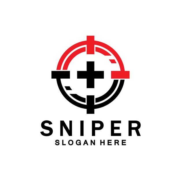 Sniper Aim Target Vector Logo Initial S Target Logo Vector