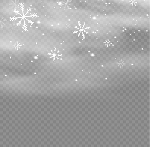 snow and wind white gradient decorative element winter fog vector