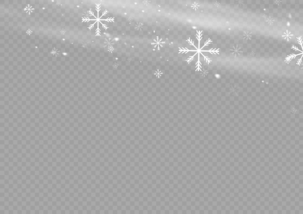 snow and wind white gradient decorative element winter fog vector