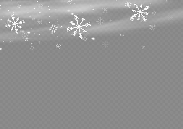 snow and wind white gradient decorative element winter fog vector
