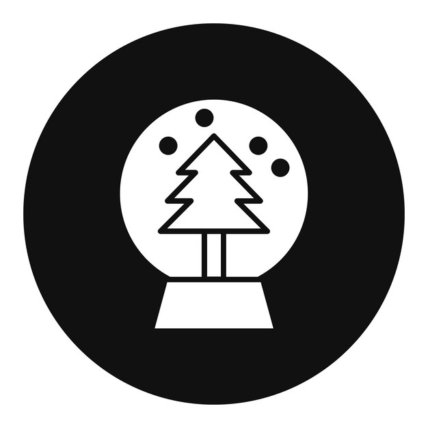 Snow Ball Vector Illustration