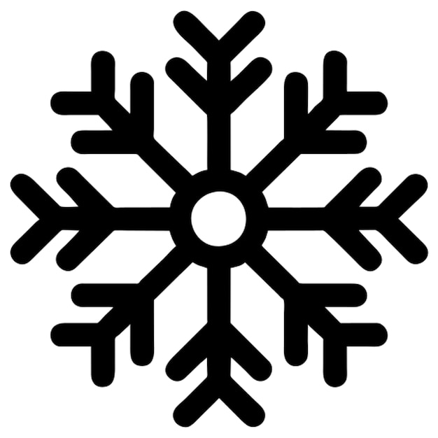snowflake sticker pictogram