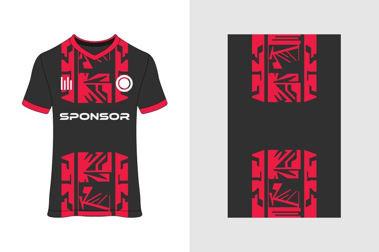 Vector soccer jersey pattern designsublimation t shirt football soccer kit basketball jersey