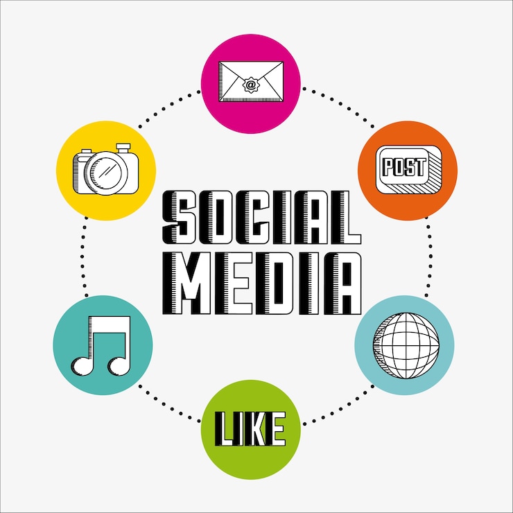 Vector social media design, vector illustration eps10 graphic 