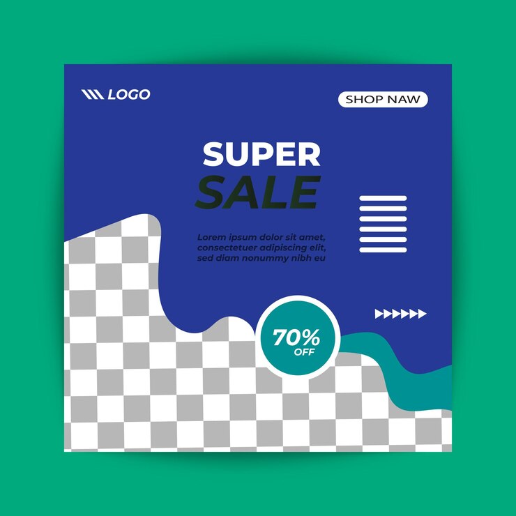 social media sale banner design