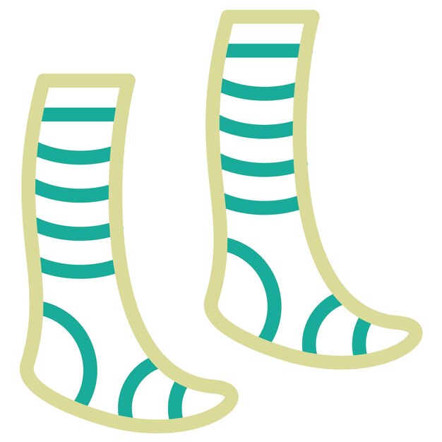 Socks vector icon illustration of Autumn iconset
