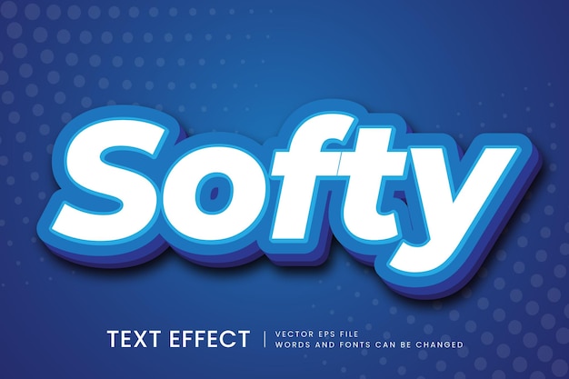 Softy Editable Typography Effects