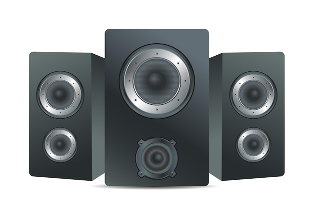Sound speaker vector image large sound speaker vector illustration