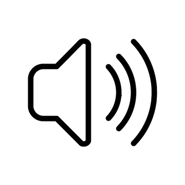 sound volume icon design vector template