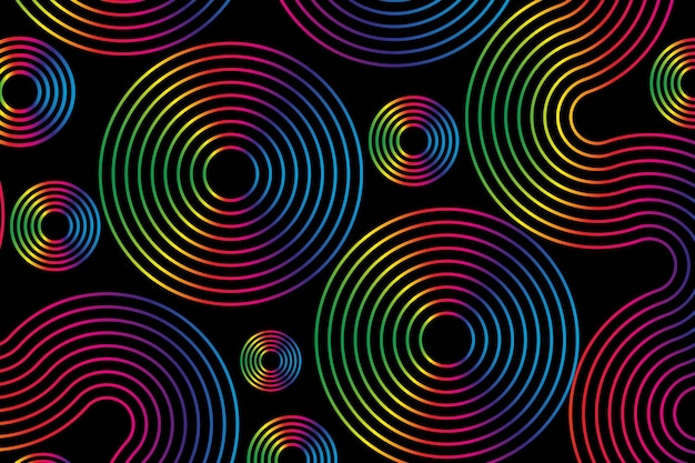 Sound waves equalizer spectrum abstract background Radio frequency Circle audio waves