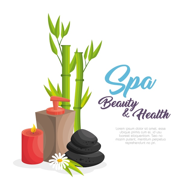Spa beauty and health poster