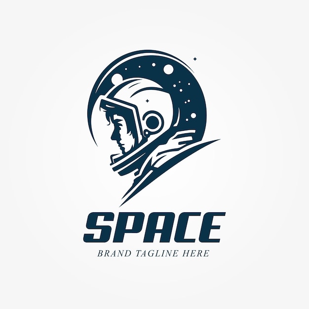 Space astronaut sport minimal animal logo