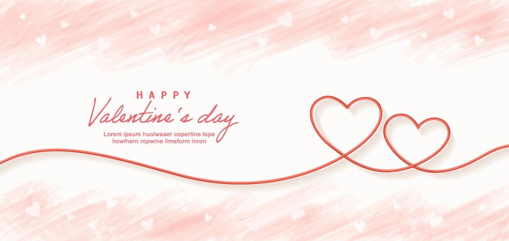 Spanduk hari Valentine di gaya kertas, ilustrasi vektor