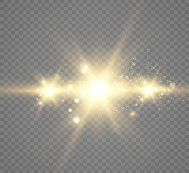 Special lens flash light effect