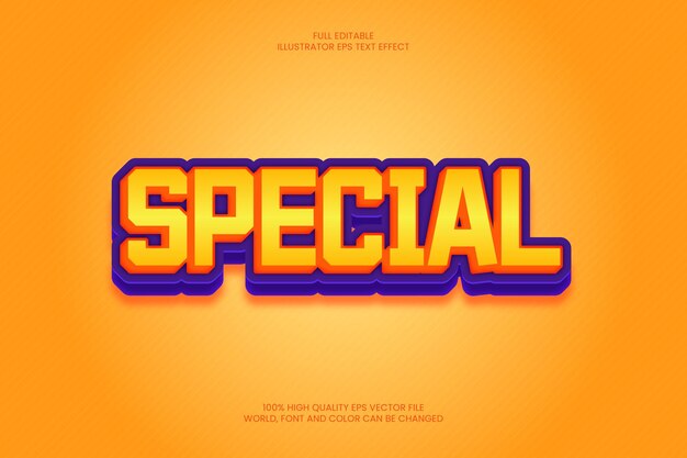 special text style effect