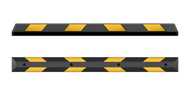 speed bump element or obstacle on the road to reduce speed on the road sleeping policeman