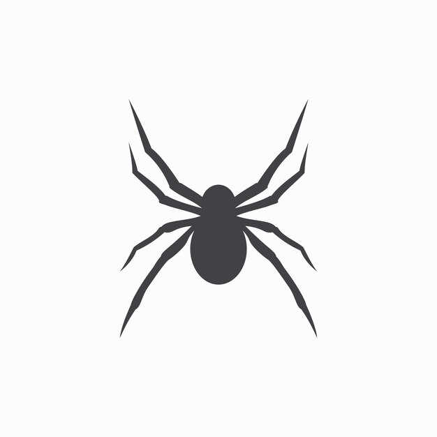 Spider logo template vector and icon