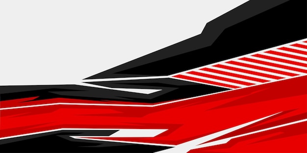 sports car decal sticker background design vector