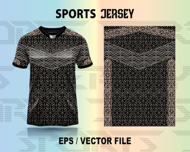 Sports Jersey Design with Mockup Ready to sublimation Print