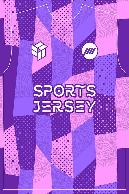 Sports Jersey Vector Illustration Background EPS