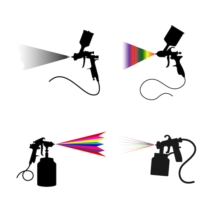 Vector spray paint icon vector